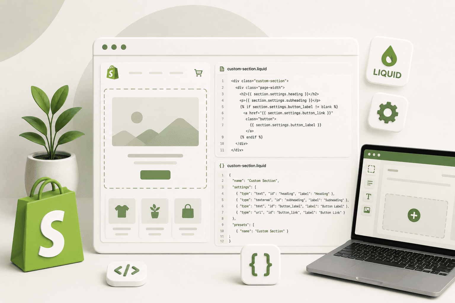 How to Create a Custom Shopify Section With Liquid and Schema — Built by Saurav