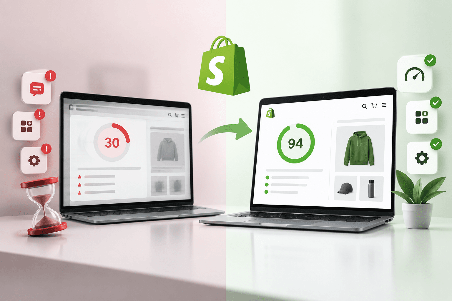 How to Fix Slow Shopify Page Speed (From 30 to 90+) Without Deleting Essential Apps