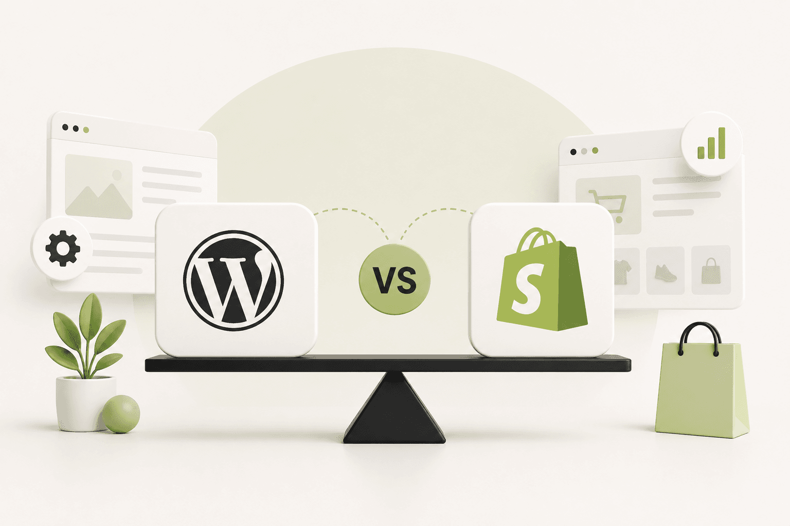 WordPress vs Shopify: Choosing the Right Platform for Your E-Commerce — Built by Saurav